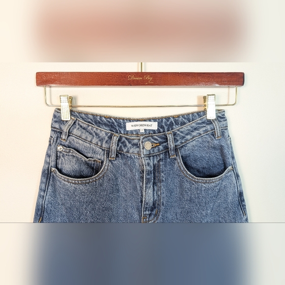 WeWoreWhat Wide Leg Baggy Denim Jeans Size 26 - Picture 2 of 12
